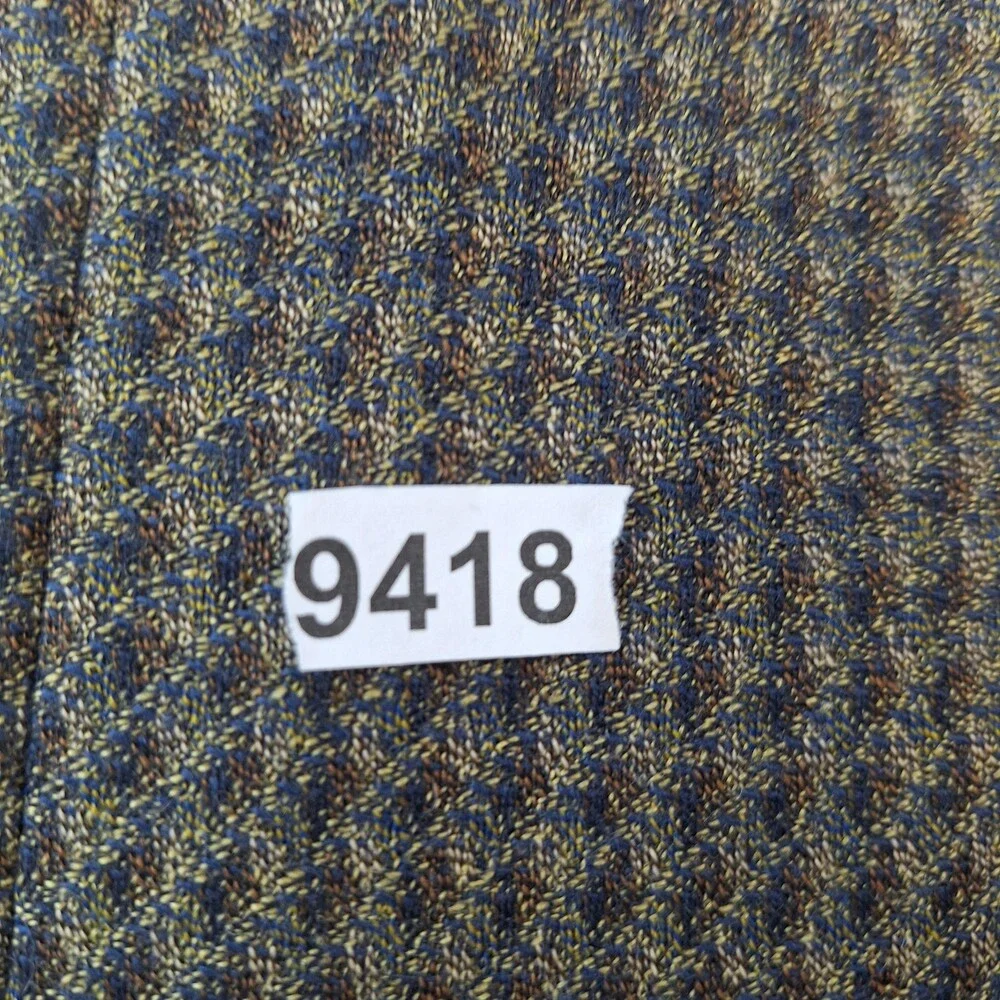 Vito Rufolo Suit Jacket Mens 46 Long Gray Wool Check Ventless 3 Button Italy